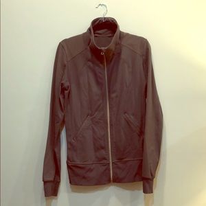 Grey lululemon stretch zip up jacket